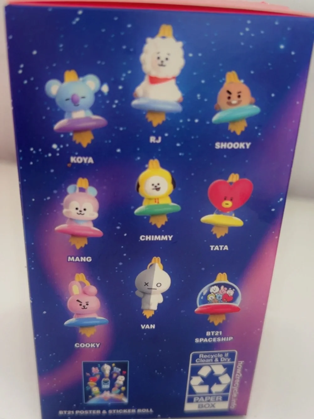 BT21 RJ McDonald’s Happy Meal Toy – Spaceship Figure – New Sealed